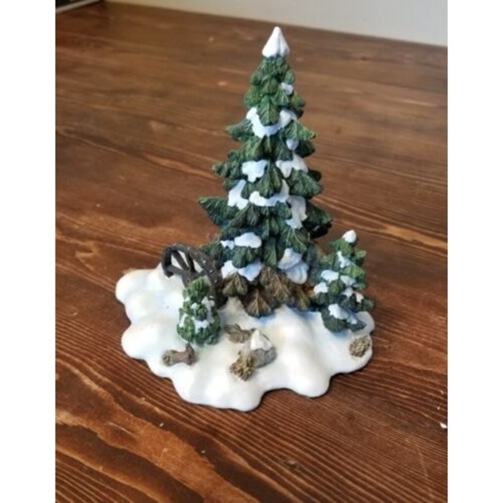 Dept 56 Village #52617 Retired 1995-1998 WagonWheel Pine Grove New in Box